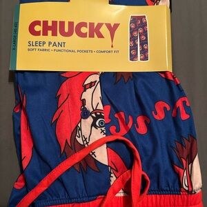 Chucky Sleep Pant - Blue and Red